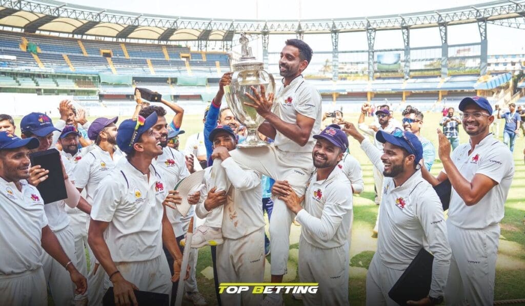 Mumbai win the Ranji Trophy