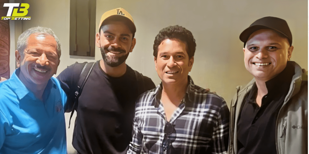 Kohli and Tendulkar epic meeting leaves people excited